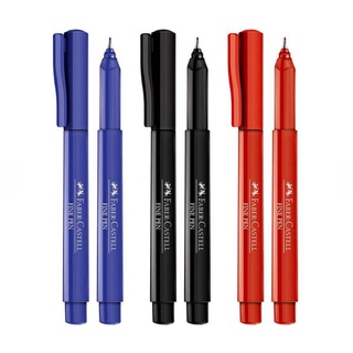 Kit Caneta FABER-CASTELL Fine Pen c/ 3 Unids