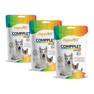 Combo 3 Compplet Mix Pet A-z Po 120g Suplemento Vitamínico