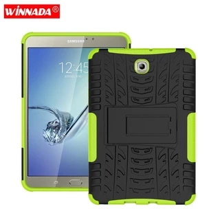 Capa TPU + PC Com Suporte Para Samsung galaxy Tab S2 8.0 2015 SM-T715Y T710 T715 T719Y Tablet Armadura Caso Tampa Do T713 T719 2016