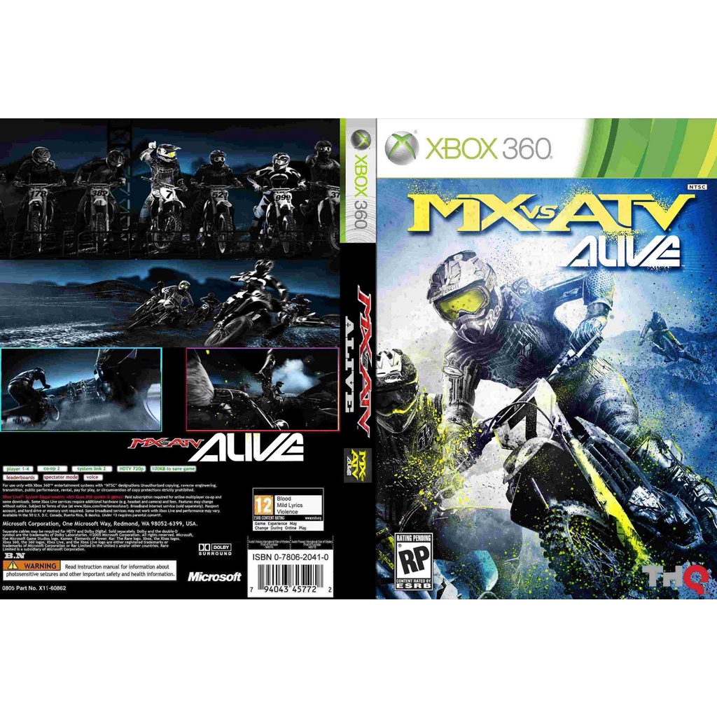 Mx vs Atv alive P/ XBOX360 (LTU/LT/JTAG/RGH)