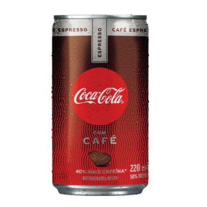 CocaCola Café Espresso Lata 220ml Shopee Brasil