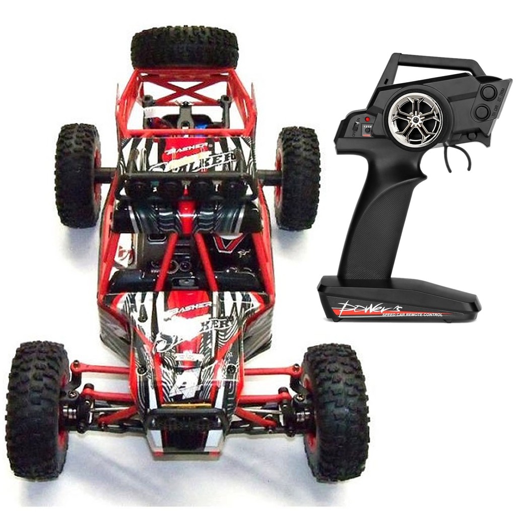 Carro De Controle Off Road Wltoys 4X4 Gaiola 1/12 - 50Km/H