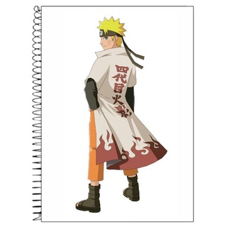 CADERNO ECOLÓGICO CAPA DURA 96 FOLHAS - NARUTO UZUMAKI