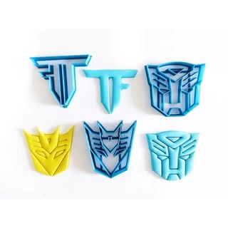 Kit Cortadores Transformers, Robô E Blumblebee Confeitaria