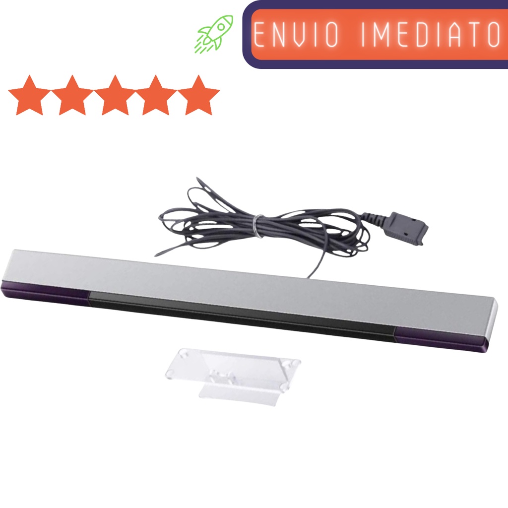 Barra Sensor de Movimento Bar Régua Para Nintendo Wii E Wii U Com Fio de 2 METROS plug and play infravermelho