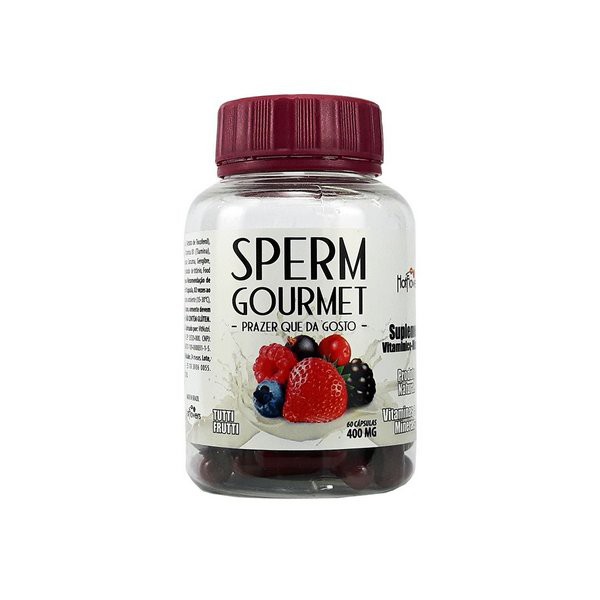 Sperm Gourmet - Altera O Sabor Do Gozo 1 Frascos 60 Capsulas