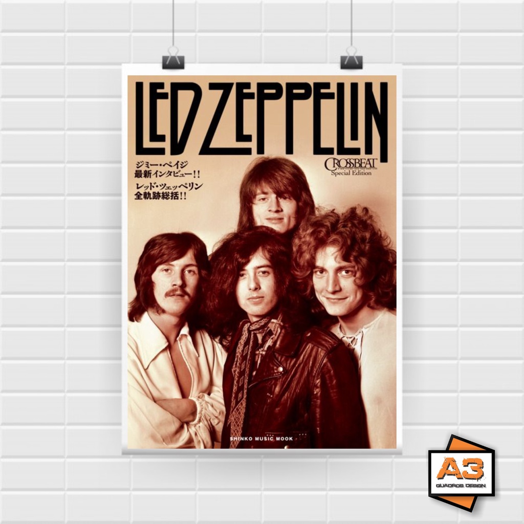 Poster Led Zeppelin A4 (21cm x 30cm) | Shopee Brasil