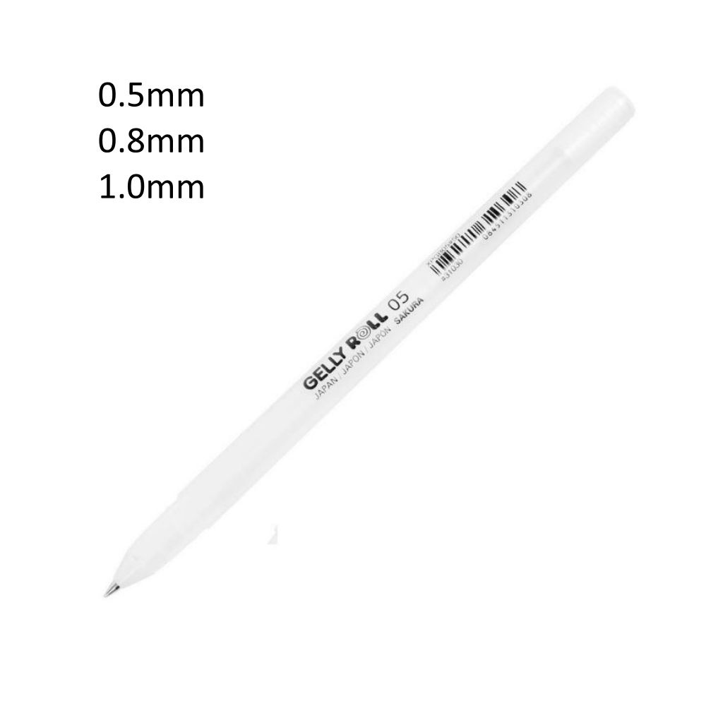 Caneta Gel Branca SAKURA Gelly Roll