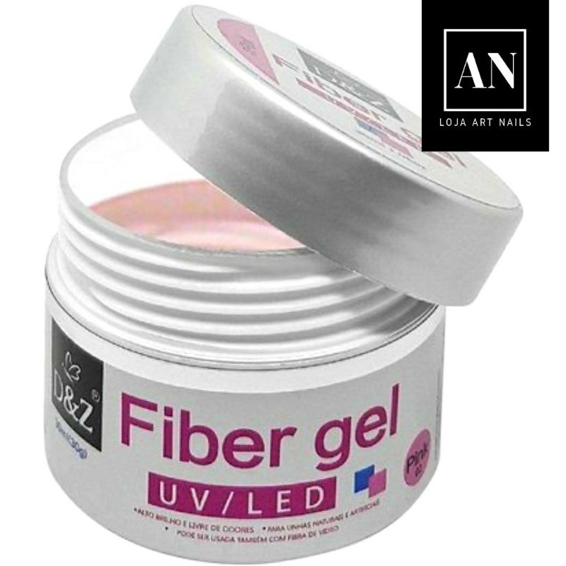 Gel Fiber Unhas Love Yes 36g Uv Led Unha Fibra Construtor 12 Nude - Lux  Hair