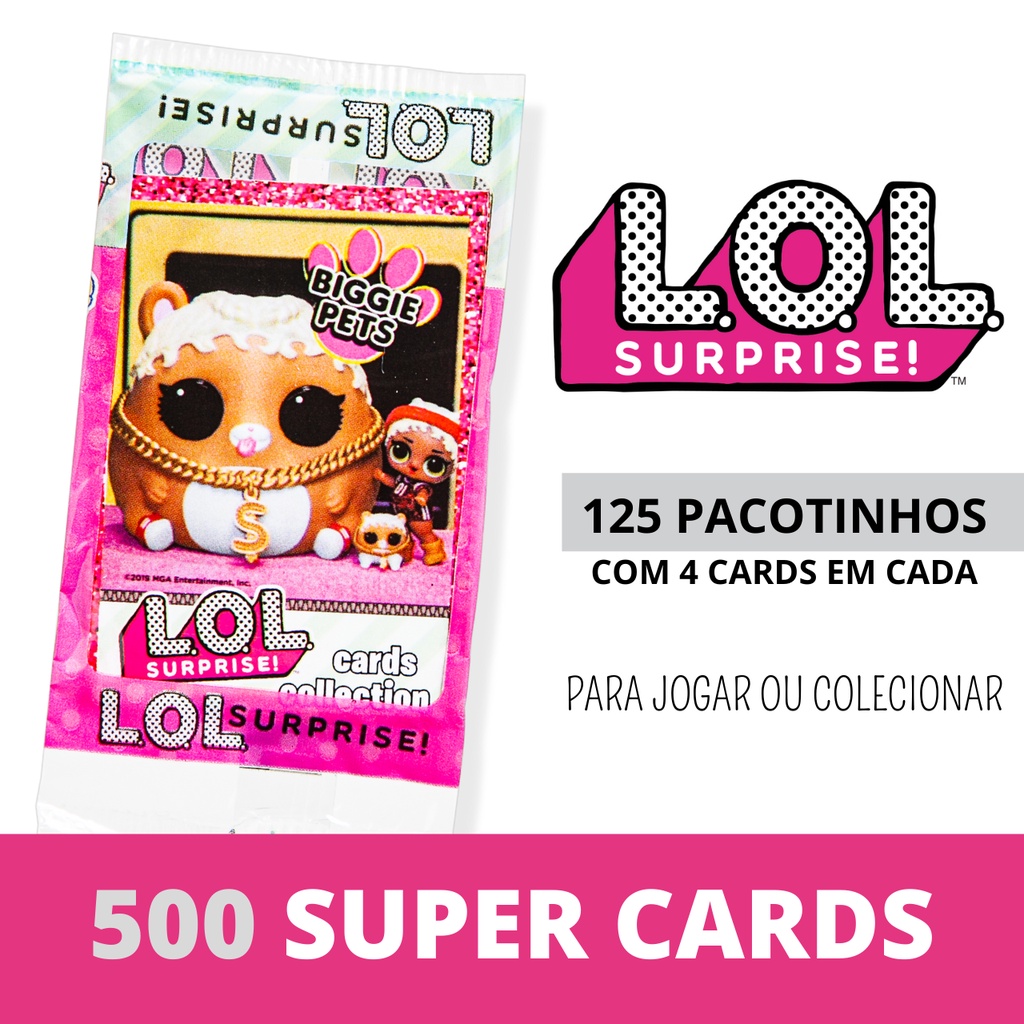 Jogo de Cartas Kit Inicial LOL Surprise 25 Cartas Caixa com 12 Copag -  31192 - Distribuidora Tropical Santos