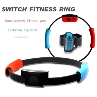 3 Em 1 Anel De Fitness Nintendo Switch Aventura Ajustável Elástico Perna Cinta Esporte Banda-Con Apertos Joy Para NS