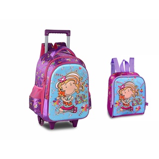 LANCHEIRA TÉRMICA INFANTIL ESCOLAR PASSEIO HELLO DARLING - Rosa