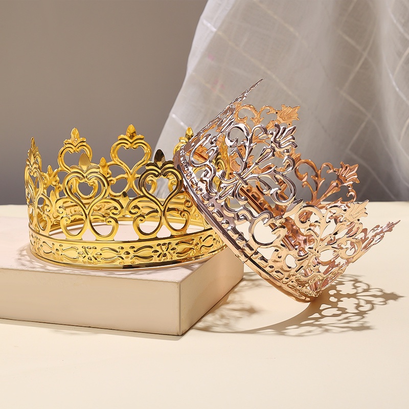 FOMIYES 6 Pçs Coroa De Aniversário Infantil Toppers De Bolo De Princesa  Coroas De Princesa Coroas De Festa De Metal Para Adultos Topper De Bolo  Ornamento De Coroa De Bolo Decoração De 