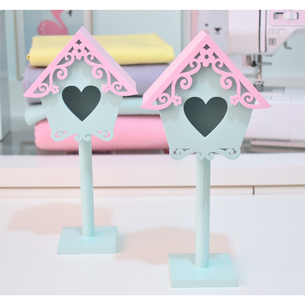 Casinha de Passarinho MDF decorativa