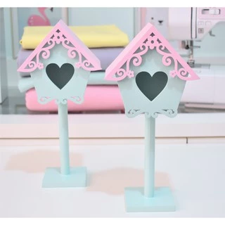 Casinha de Passarinho MDF decorativa