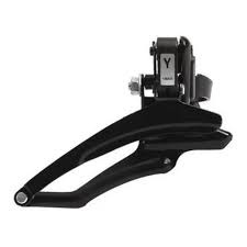 Câmbio Dianteiro Yamada 3v Puxa Baixo Cromado P/ Bike Mtb