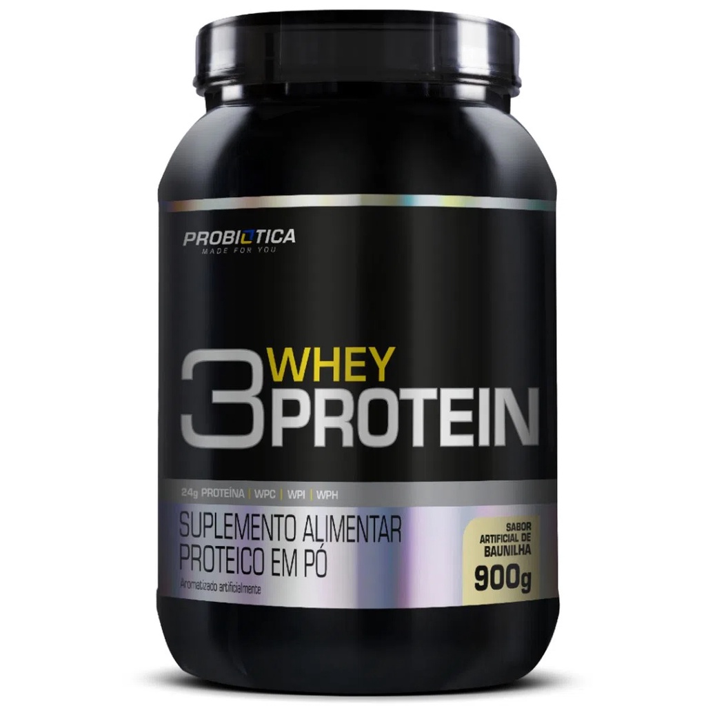 3 Whey Protein Pote 900g Probiotica – Whey Protein 3W Original