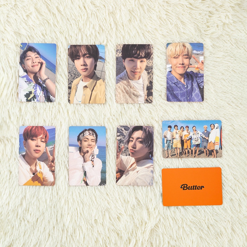 KPOP Bangtan Boys Butter Photocard Mensagem Butterful Night Evento