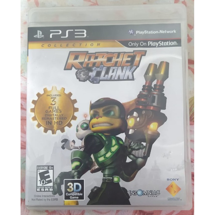 Ratchet and Clank HD Collection PS3 [LEIA A DESCRIÇÃO] jogo game Shopee Brasil
