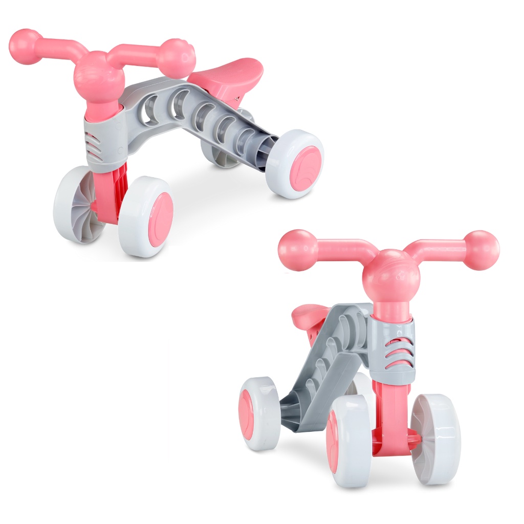 Triciclo Infantil De Equilíbro Toyciclo Rosa - Roma Babies no Shoptime