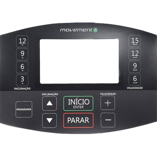 Painel Adesivo Membrana Esteira Rt250 G2 Movement Novo Tft7