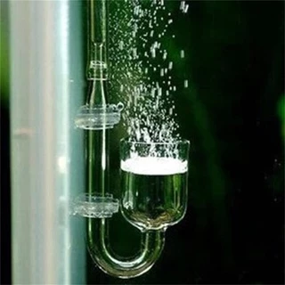 Kit De Sucção Tubo Em Formato De U Com Válvula Difusora De CO2 Para Aquário/Tanque De Peixes