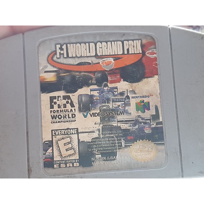 F1 Word Gran Prix N64 Original | Shopee Brasil