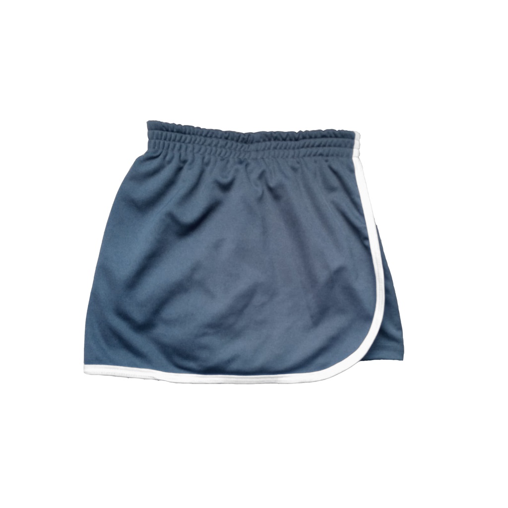 Shorts-saia com viés branco Infantil Uniforme Escolar