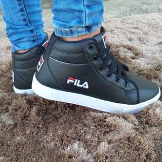 Tenis fila shop botinha cano