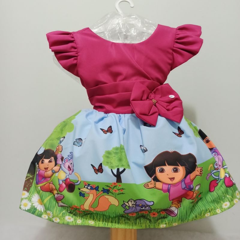 Vestido da dora store aventureira