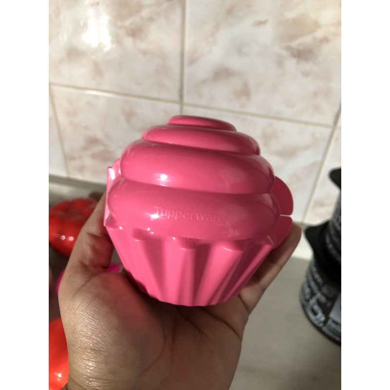 TUPPERWARE CUPCAKE ROSA - Não é Pote é Tupperware - melhor loja do