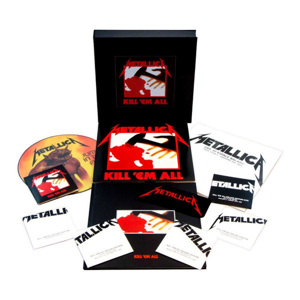 Box Set 4 CDs + 2 LPs + DVD Metallica - Kill Em All Super Deluxe ...