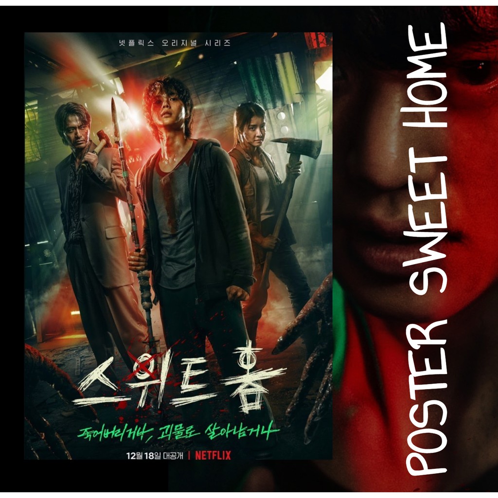 POSTER SWEET HOME A4 | Dorama (Kdrama) | Shopee Brasil