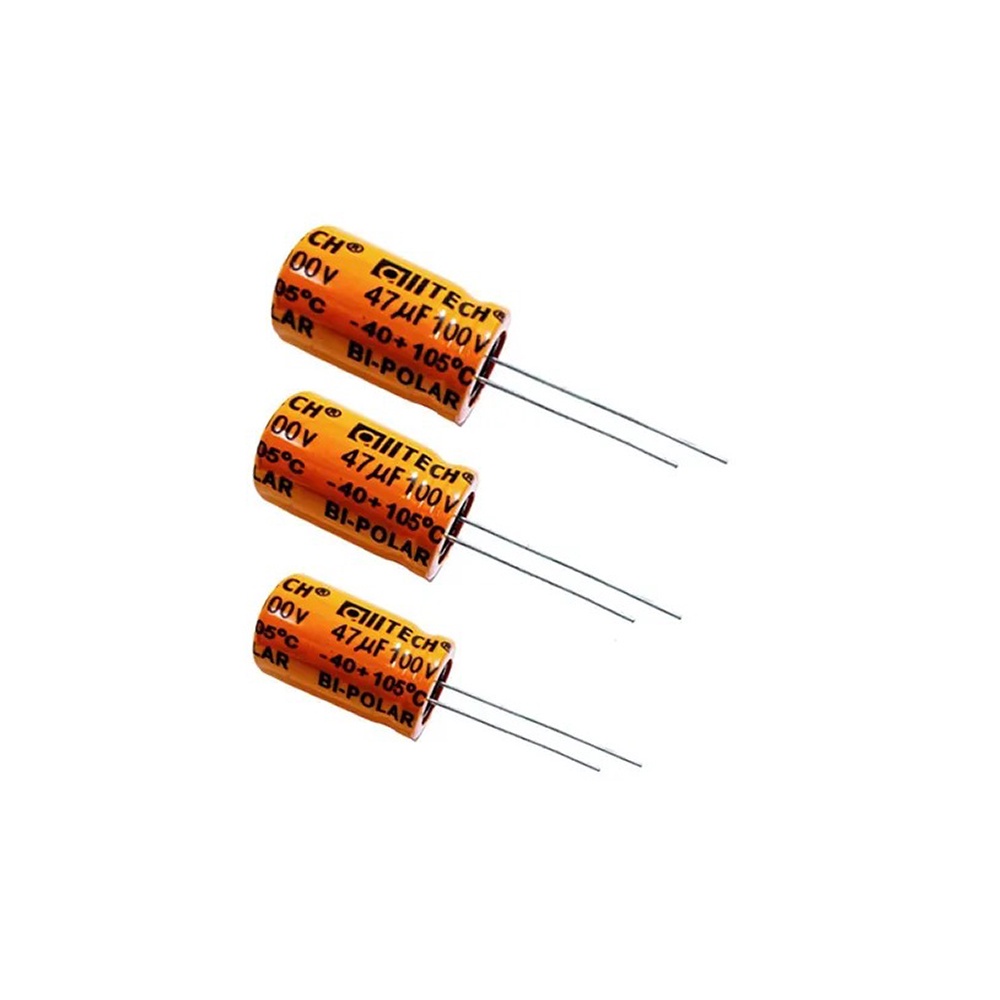 Nichicon Elko bipolar UVP1V470MPD 47uF 35V 8x12,5mm RM3,5 85°C [4 pcs] #B2