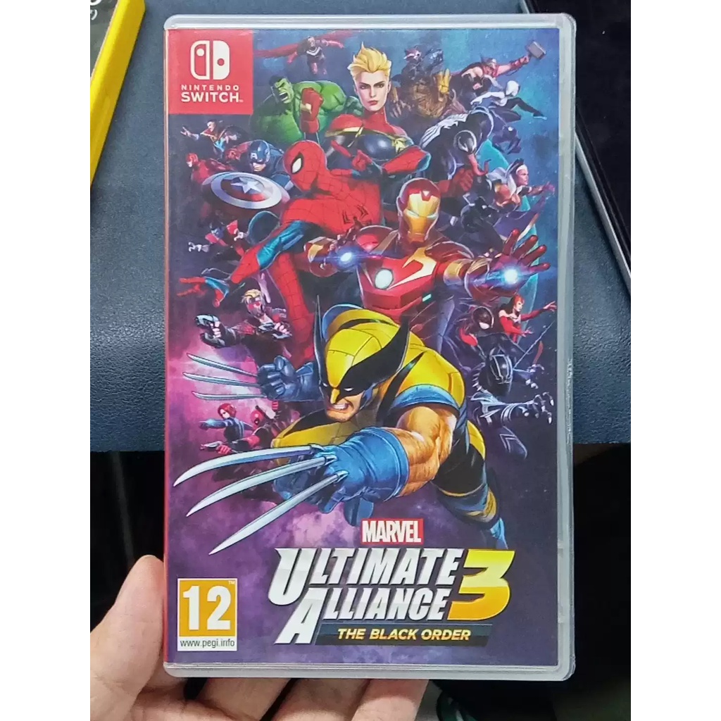 MARVEL ULTIMATE ALLIANCE 3: The Black Order Jogos Nintendo Switch Mídia Física