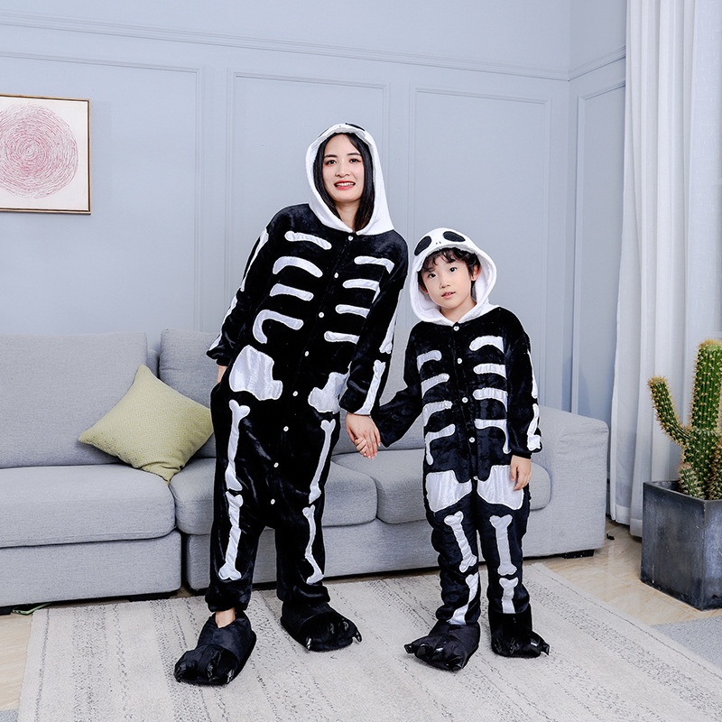 Kigurumi esqueleto best sale