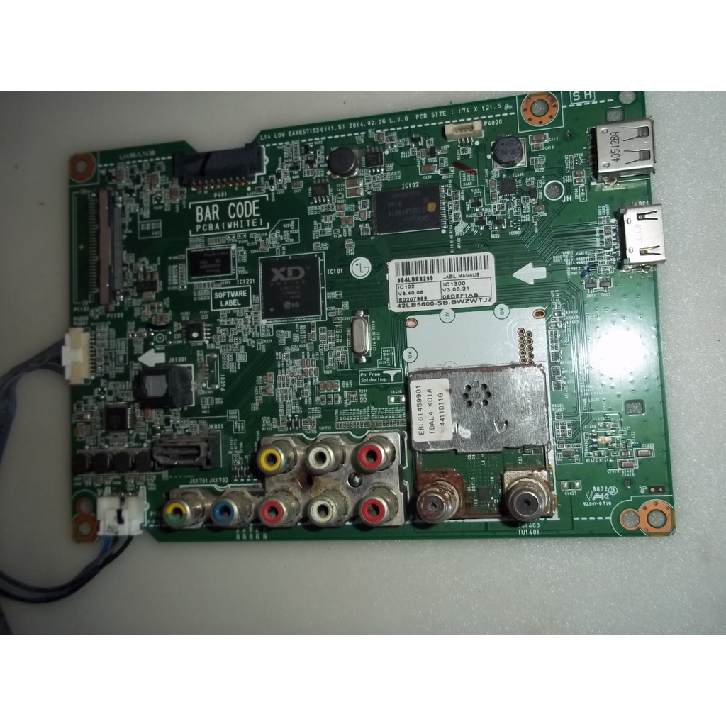 placa principal tv led lg 42lb5600 Shopee Brasil