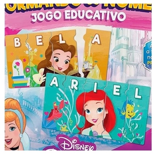 Jogo Princesas Disney - Formando Os Nomes - Mimo Toys - MP Brinquedos