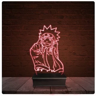 Abajur Luminária Acrílico Led - Naruto 6