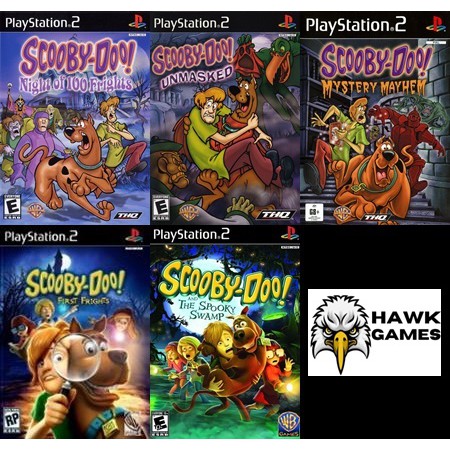 Coleção Jogos Scooby-Doo Ps2