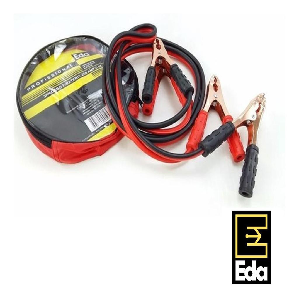 Cabo Ponte Para Bateria Carga Chupeta Carro 2,4m 200a | Shopee Brasil