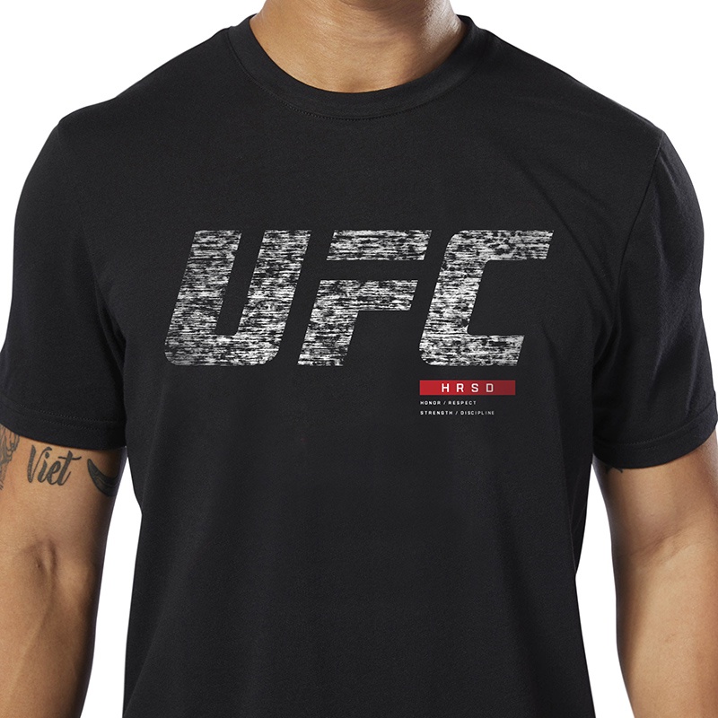 Reebok UFC Ultimate Fan HRSD T-shirt Preto