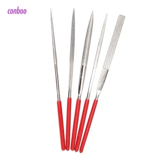 Conjunto 5pcs Lixas De Agulha Para Polimento De Madeira Metal Pedra Vidro Jóias