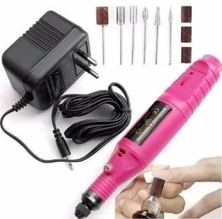 Lixadeira Elétrica Para Unhas Motor Lixa Acrigel Gel Fibra Porcelana Bivolt