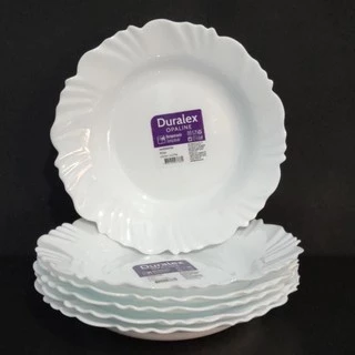 Conjunto Com 6 Pratos Petala Fundo 23Cm Duralex - Prato Opaline Pétala Fundo - Nadir Figueredo