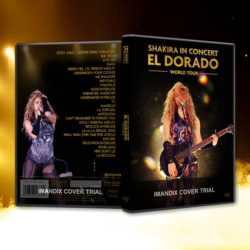 Dvd Shakira El Dorado Tour | Shopee Brasil