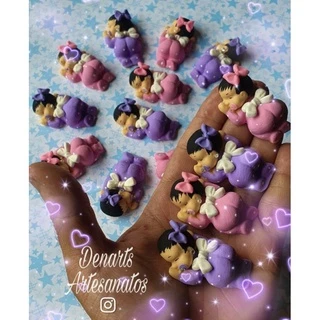 45 lembrancinhas maternidade chá de bebê nascimento em biscuit em Oferta na Shopee