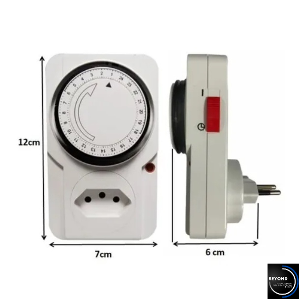 Temporizador Analógico energia com Plug Liga E Desliga modelo timer ...