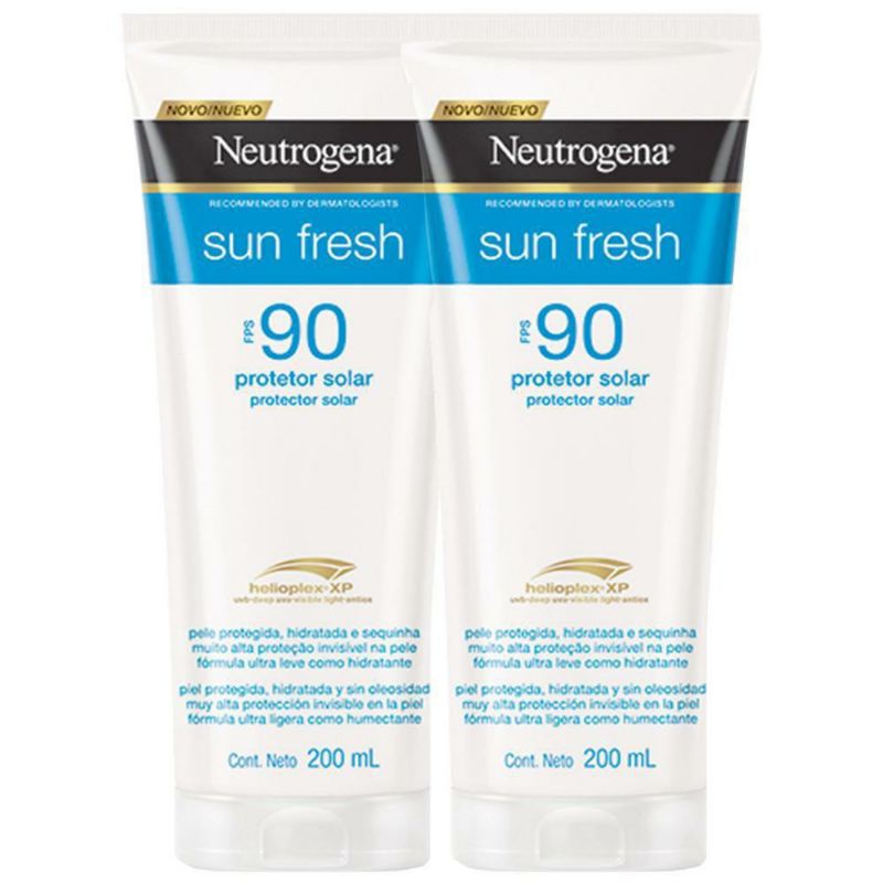 Kit 2 unidades Neutrogena Sun Fresh FPS 90 200ml