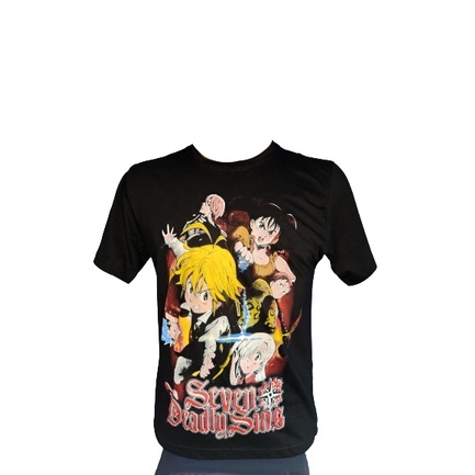 Camiseta Camisa Anime Nanatsu No Taizai 7 Pecados 544